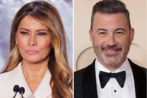 Melania Trump calls ABC to fire Jimmy Kimmel over expectant widow joke 2026