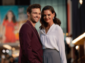 Joshua Jackson and Katie Holmes at the Joshua Jackson Katie Holmes reunion NYC screening April 2026