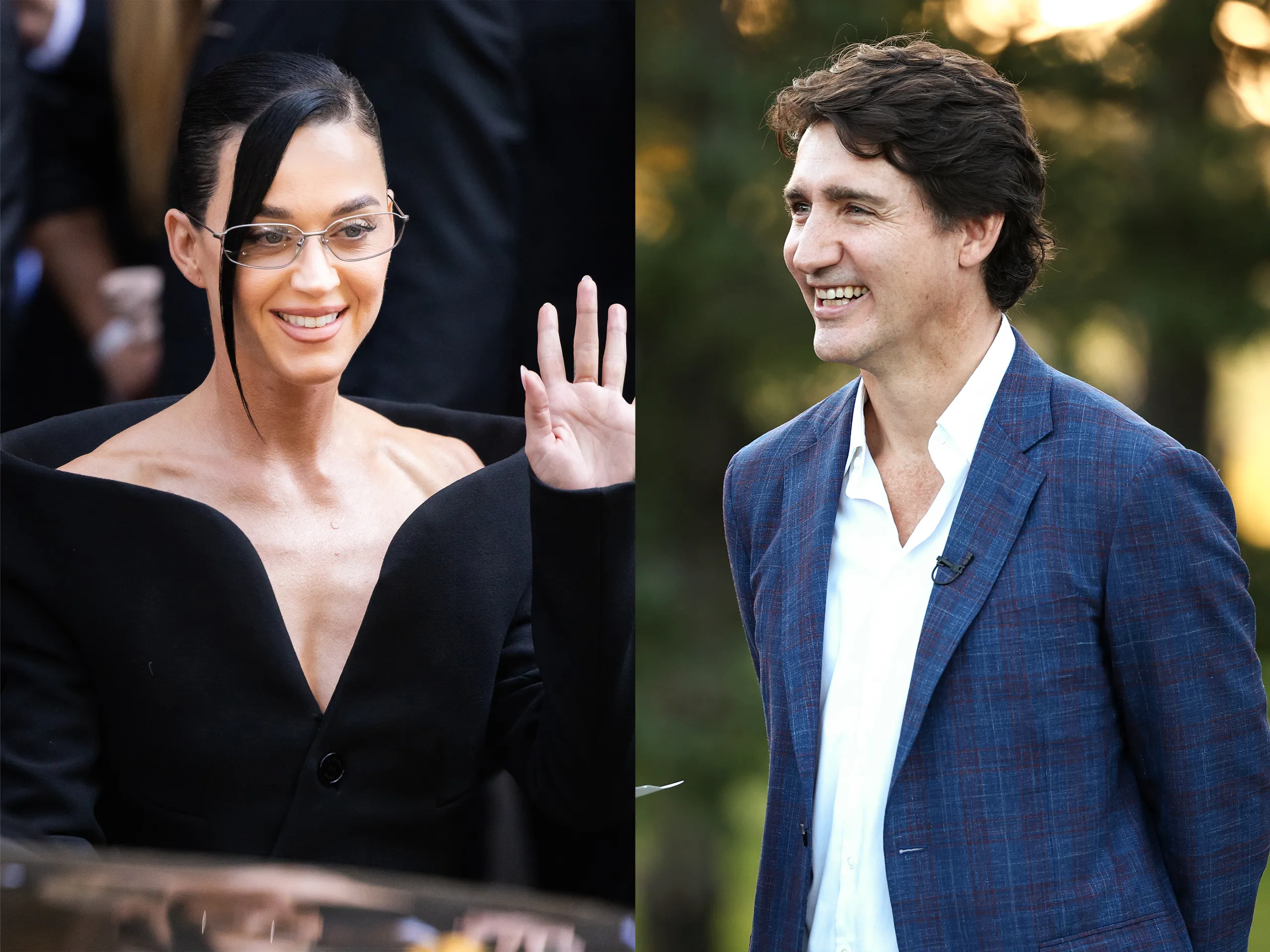 Katy Perry and Justin Trudeau at Coachella 2026 holding hands at the festival