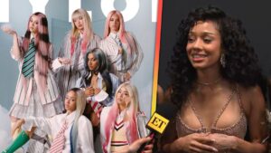 KATSEYE members showing support during Manon hiatus press interview 2026