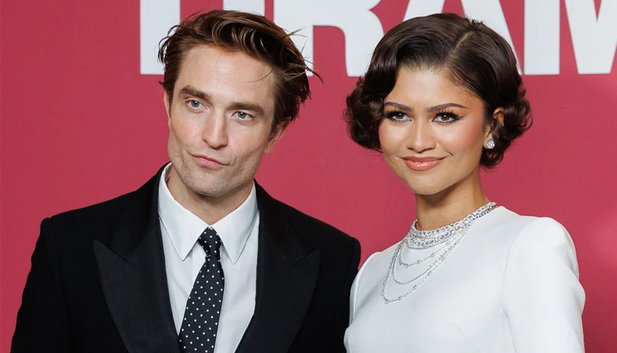 Zendaya Robert Pattinson meeting story during The Drama press tour interview