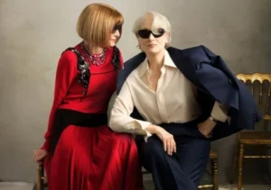 Meryl Streep Vogue cover May 2026 with Anna Wintour photographed by Annie Leibovitz