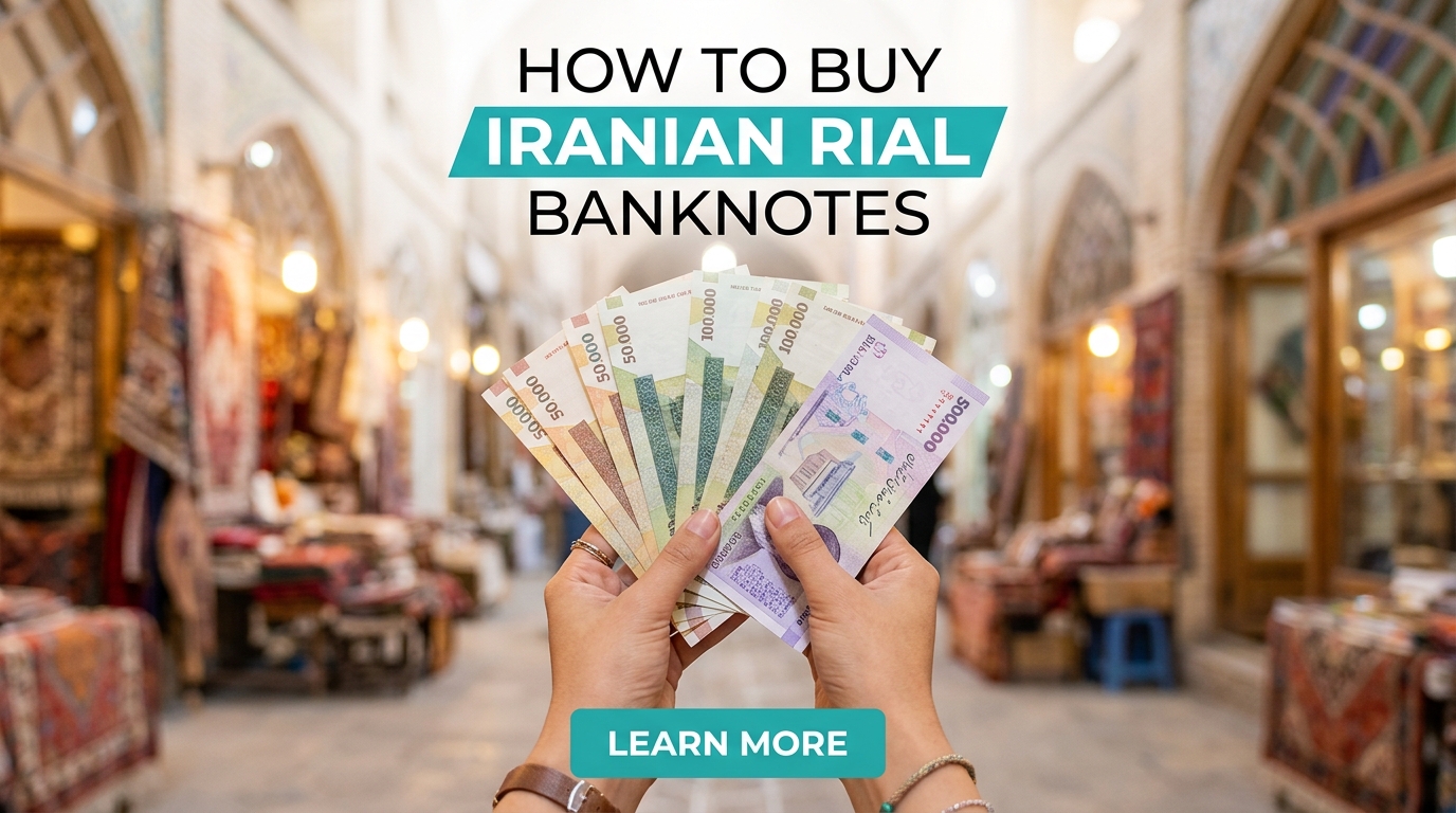 buy Irani currency online Iranian Rial banknotes
