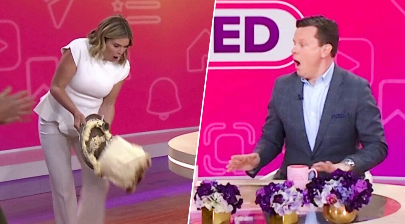 Jenna Bush Hager April Fools prank on Willie Geist during TODAY show segment