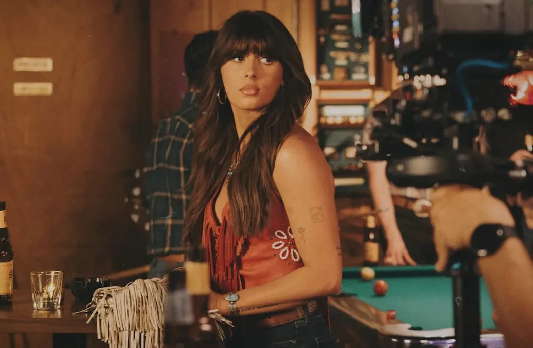 Ella Langley Choosin Texas video behind the scenes shoot