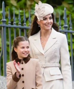 Princess Charlotte Kate Middleton Easter 2026 holding hands Windsor